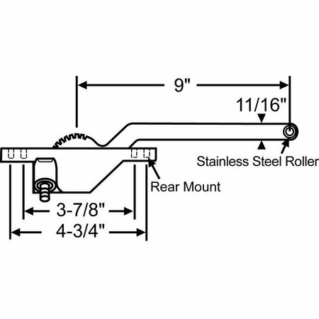 STRYBUC Single Arm Casement Operator 36-224-3